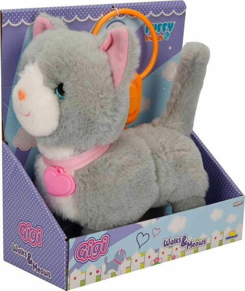 03375 Sevimli Kedi Gigi Sesli ve Hareketli Kız Erkek Çocuk Oyuncak Eğitici Oyuncaklar
