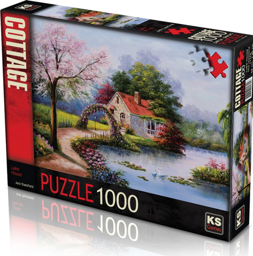 KS Games Lake House Puzzle 1000 Parça 20782 Kız Erkek Çocuk Oyuncak Eğitici Oyuncaklar