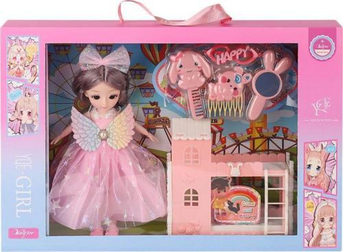 3688-164A Aksesuarlı Kanatlı Bebek Oyun Seti -Karsan Kız Erkek Çocuk Oyuncak Eğitici Oyuncaklar