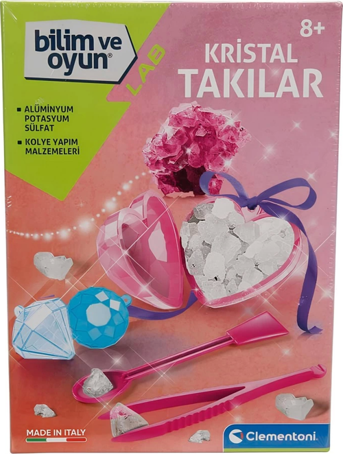 Bilim Seti Kristal Takılar Kız Erkek Çocuk Oyuncak Eğitici Oyuncaklar