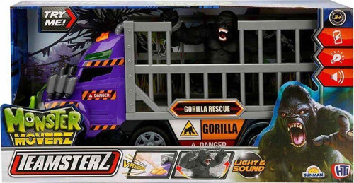 74641 Sesli ve Işıklı Motorize Araba Goril Kurtarıcısı -Sunman Kız Erkek Çocuk Oyuncak Eğitici Oyunc