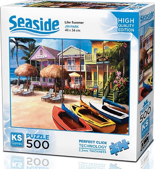KS Games Welcome to Beach Like SUmmer Puzzle 500 Parça 20044 Kız Erkek Çocuk Oyuncak Eğitici Oyuncak