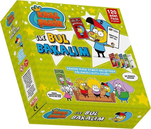 CHV-102036 Kral Şakir ile Bul Bakalım Kız Erkek Çocuk Oyuncak Eğitici Oyuncaklar