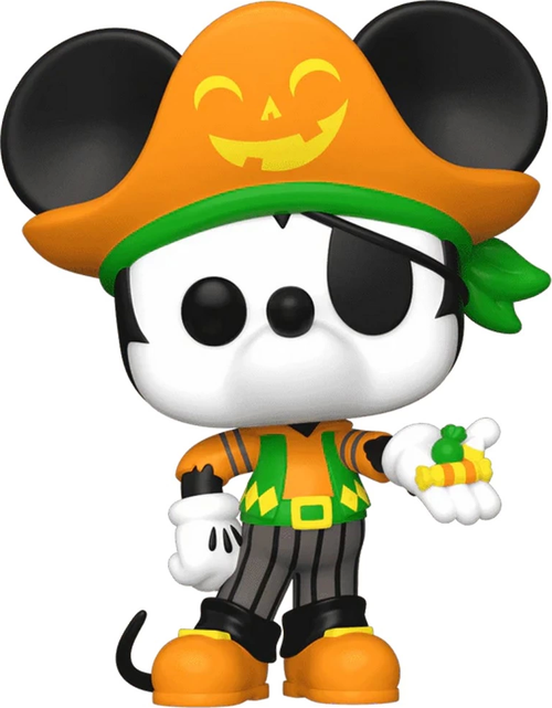 Funko POP Disney Halloween Pirate Mickey Kız Erkek Çocuk Oyuncak Eğitici Oyuncaklar