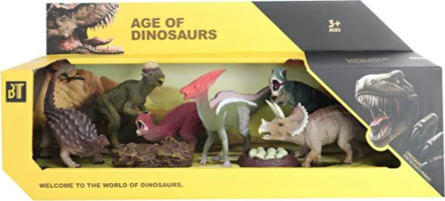 Aksesuarlı Model Dinozor Seti 6 lı Kız Erkek Çocuk Oyuncak Eğitici Oyuncaklar
