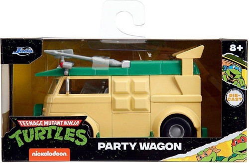253282000 Jada Turtles Party Wagon 1:32 Kız Erkek Çocuk Oyuncak Eğitici Oyuncaklar