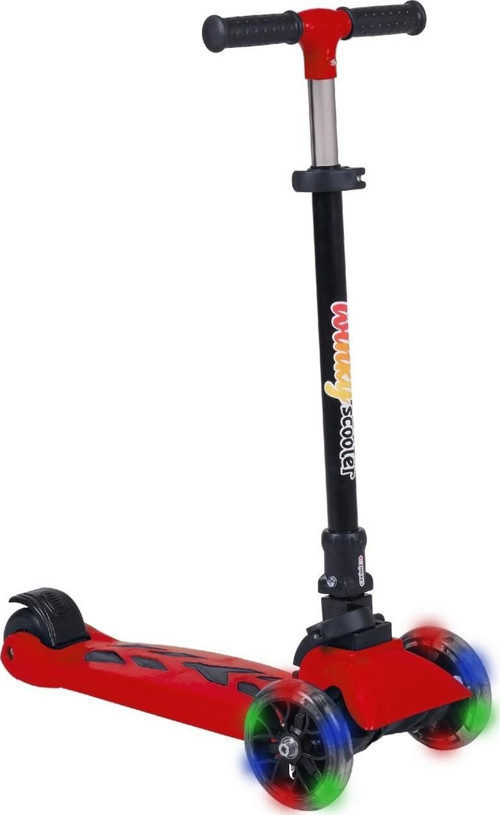WSC1-I WİNKY 5+ SCOOTER IŞIKLI KIRMIZI 90KG Kız Erkek Çocuk Oyuncak Eğitici Oyuncaklar