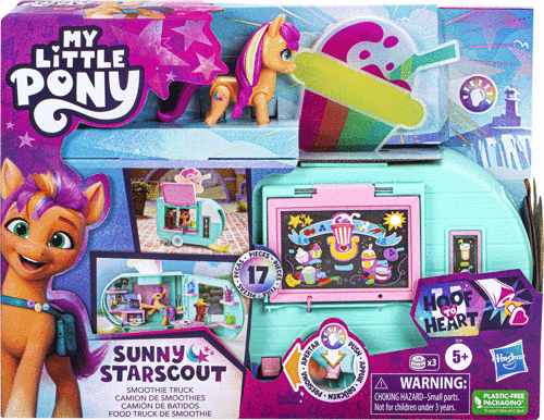 F6339 My Little Pony - Sunny Starscout Smoothie Arabası +3 yaş Kız Erkek Çocuk Oyuncak Eğitici Oyunc