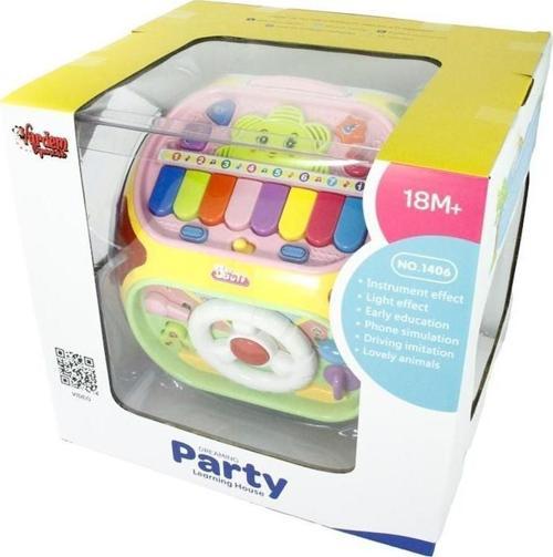 BAO-1406 EĞİTİCİ AKTİVİTE KÜPÜ -VRD Kız Erkek Çocuk Oyuncak Eğitici Oyuncaklar