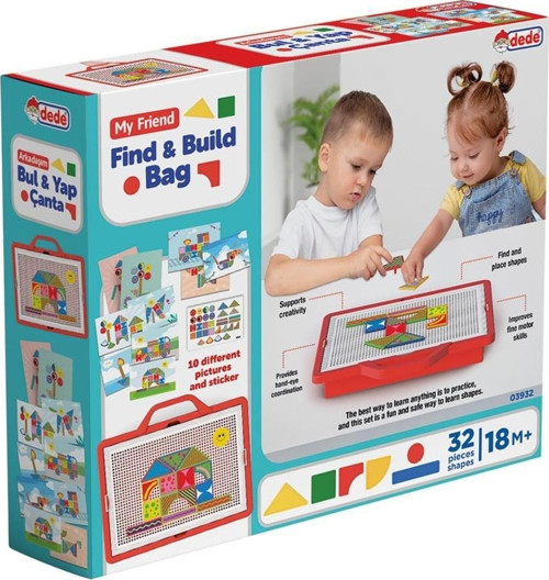 03932 ARKADAŞIM BUL&YAP ÇANTA -FEN Kız Erkek Çocuk Oyuncak Eğitici Oyuncaklar