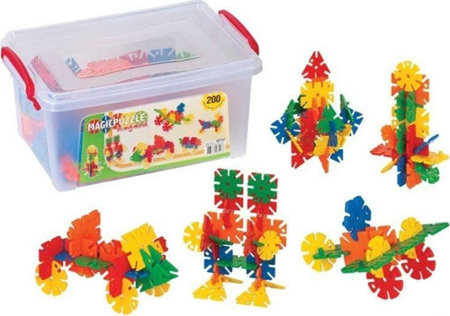 Dede Magic Puzzle Küçük Boy 200 Parça Kız Erkek Çocuk Oyuncak Eğitici Oyuncaklar