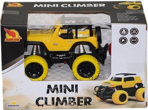 2719 1:43 Uzaktan Kumandalı Işıklı Mini Jeep 12cm Kız Erkek Çocuk Oyuncak Eğitici Oyuncaklar