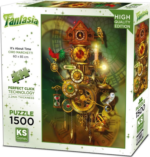 Ks Games It's About Time Puzzle 1500 Parça 22047 Kız Erkek Çocuk Oyuncak Eğitici Oyuncaklar
