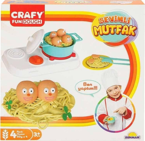 2010 Crafy Sevimli Mutfak 200 gr. 10 Parça Kız Erkek Çocuk Oyuncak Eğitici Oyuncaklar