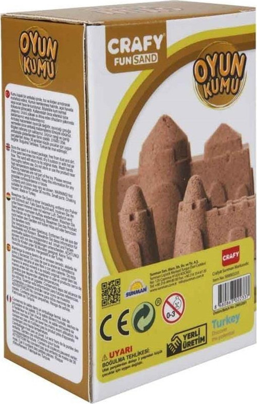 S00002233 CRF OYUN KUMU 500GR NATUREL -SUN Kız Erkek Çocuk Oyuncak Eğitici Oyuncaklar