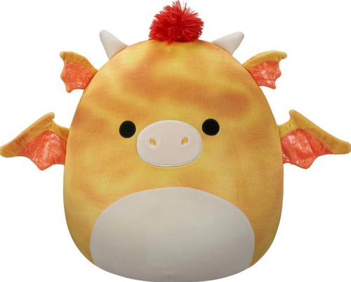 Squishmallows Ejderha Dieric 40cm Kız Erkek Çocuk Oyuncak Eğitici Oyuncaklar
