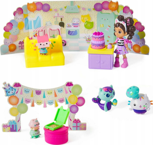 Gabby's Doll House Cakey'in Doğum Günü Kız Erkek Çocuk Oyuncak Eğitici Oyuncaklar