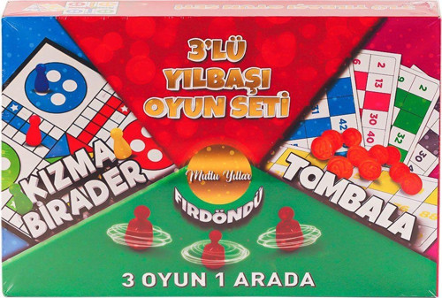 LC0122 3\'lü Yılbaşı Seti Kız Erkek Çocuk Oyuncak Eğitici Oyuncaklar
