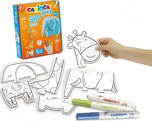 Carioca Boyanabilir Hayvanlar Bebek Puzzle Kız Erkek Çocuk Oyuncak Eğitici Oyuncaklar