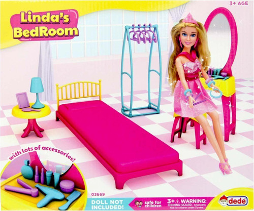 Linda'nın Yatak Odası Oyun Seti Kız Erkek Çocuk Oyuncak Eğitici Oyuncaklar