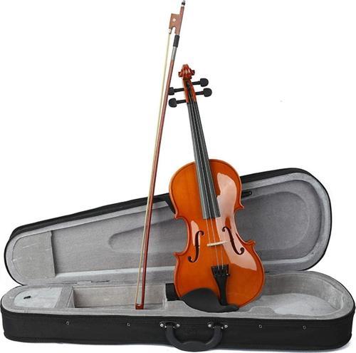JY003-3 4/4 PARLAK KAHVERENGİ AHŞAP KEMAN