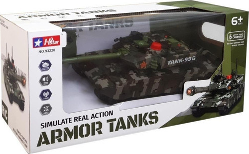 93220 1/12 ŞARJLI KUMANDALI TANK -PSF Kız Erkek Çocuk Oyuncak Eğitici Oyuncaklar