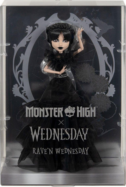 HXJ03 Monster High Wednesday Balo Elbiseli Bebek Kız Erkek Çocuk Oyuncak Eğitici Oyuncaklar