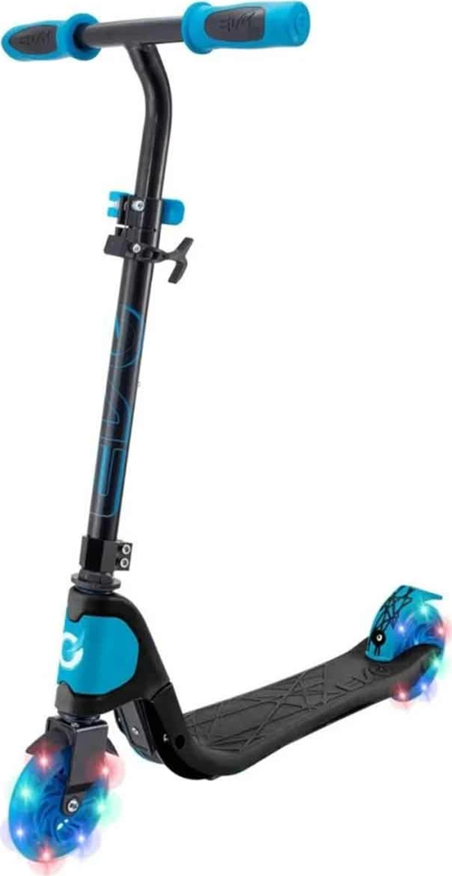 Evo 2 Tekerlekli Hafif Hız Scooter Mavi Kız Erkek Çocuk Oyuncak Eğitici Oyuncaklar