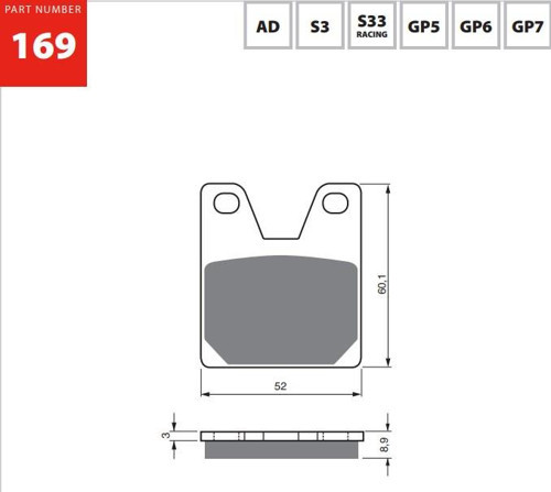 AD 169 FREN BALATA SİNTER METAL