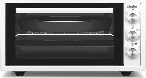 4502 . M4502 Turbo Beyaz 45 Lt Litre Midi Set Üstü Köşeli Kare Fırın - 41 Ds