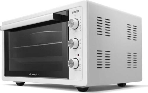 Kopya - 4552 Fırın Çift Camlı 45 L Beyaz Midi Turbo