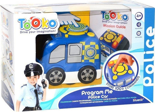 SIL/81471 Silverlit Tooko Programlanabilen Polis Aracı Oyun Seti Kız Erkek Çocuk Oyuncak Eğitici Oyu