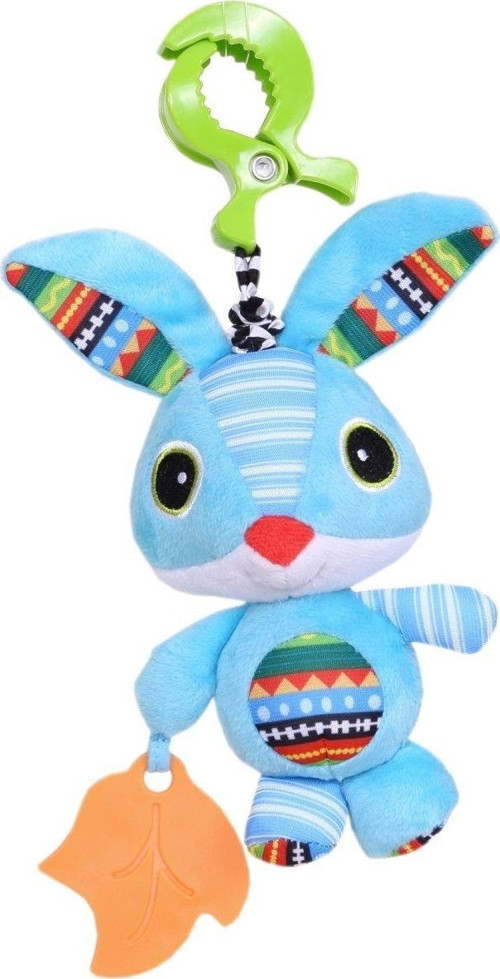 Biba Toys Çıngıraklı Puset Oyuncağı Tavşan-Titreşimli Kız Erkek Çocuk Oyuncak Eğitici Oyuncaklar
