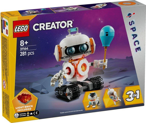 31164 Lego Creator 3in1 - Uzay Robotu 281 parça +8 yaş Kız Erkek Çocuk Oyuncak Eğitici Oyuncaklar