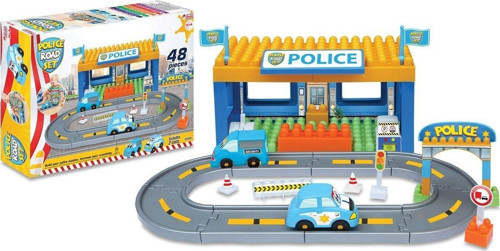 03322 Polis Blok Seti -Dede Kız Erkek Çocuk Oyuncak Eğitici Oyuncaklar