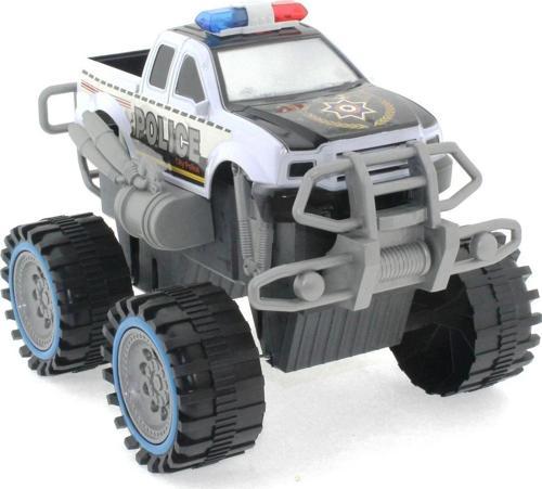 Sürtmeli Modifiye Dev Siyah Beyaz Polis Arazi Aracı Kız Erkek Çocuk Oyuncak Eğitici Oyuncaklar