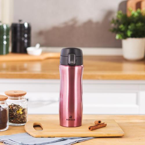 Jüpiter Inox Çelik Sızdırmaz Termos Rosegold 395 Ml