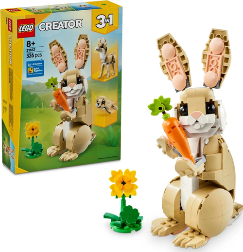 LEGO Creator 3’ü 1 Arada Sevimli Tavşan Oyun Seti 31162 Kız Erkek Çocuk Oyuncak Eğitici Oyuncaklar