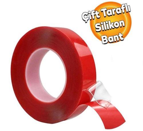Çift Taraflı Silikon Bant 18mmx4mt