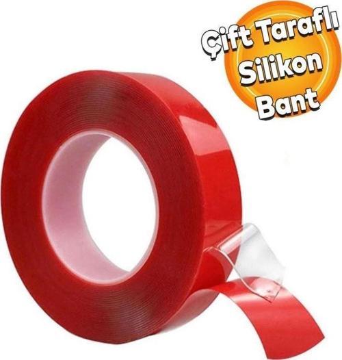 Çift Taraflı Silikon Bant 18mmx4mt