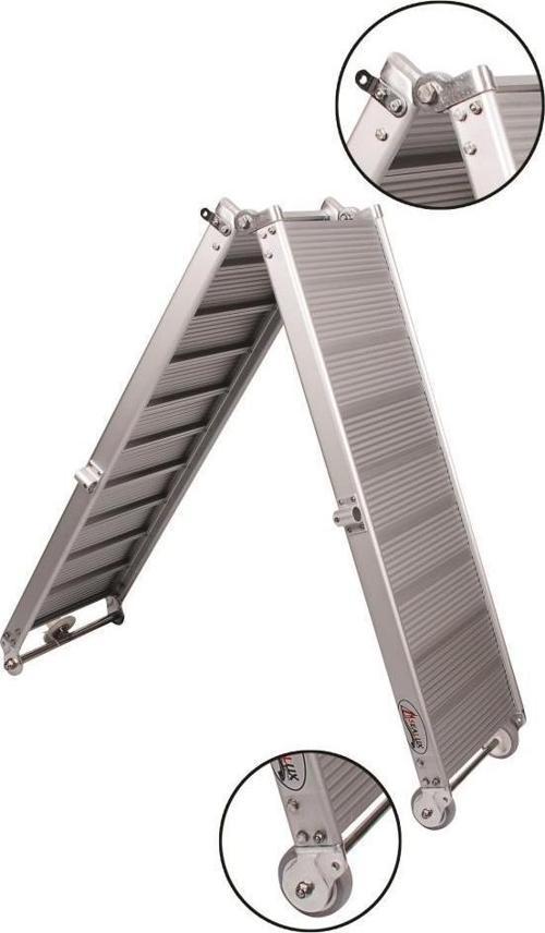 Tip 1K Alüminyum Katlanır Pasarella 30x210cm