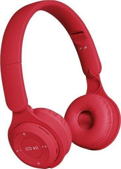 120 Saat Bekleme Süreli V5.0 Kulak Üstü Bluetooth Kulaklık Kırmızı BLT-150