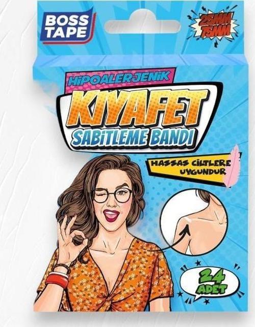 Kıyafet Sabitleme ve Vücut Bandı 25mm-75mm 24 ad