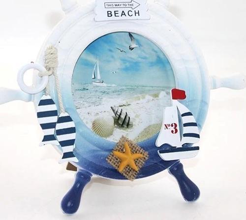 Ahşap Marin Dümenli Çerceve Alk2469