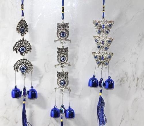 Metal Nazar Boncuğu Çan Alk3502