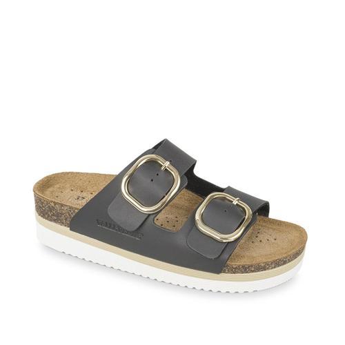 Kadın Terlik VG4801T Valleverde Nabuk Slipper Nero