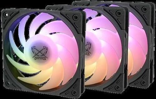 Wonder Tornado 120 ARGB 3 Pack Black