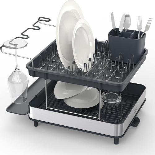 Excel 2 Katlı Çelik Bulaşıklık- Gri