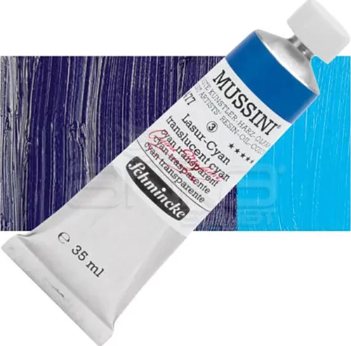 Mussini 35ml Yağlı Boya Seri:3 No:477 Translucent Cyan