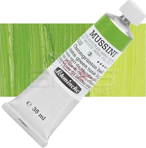 Mussini 35ml Yağlı Boya Seri:3 No:510 Chrome Green Tone Light
